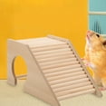 thumbnail image 5 of Pawsdot Natural Wooden Ladder Beige for Hamster Chinchilla Cage Exercise, 5 of 5