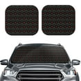 thumbnail image 6 of Lsque Red Poker 2 PCS Windshield Sun Shade | CarFoldable Window Covers | Car Accessories Reflect UV for Universal Cars SUV Truck | Small, 6 of 7