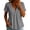 Gray——Back to Shool Outfits for Women, variant on Womens Babydoll Tops Short Sleeve V Neck Cotton Linen Tunics Casual Rolled Up Flowy Blouses Pink L