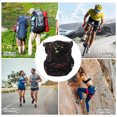 thumbnail image 4 of Unique Bargains 1 Pc Neck Gaiter Soft Flower Face Cover Black, 4 of 6