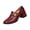 Wine, variant on HTHLVMD Women's Mary Jane Heels, T-Strap Block Heel Shoes, Vintage Style Pumps, Everyday Work Shoes, Dressy Work Shoes, Women's T-Strap Mary Jane Pumps, Block Heel, Round Toe Dress Shoes, Silver 6.5