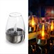 thumbnail image 4 of Luces de Té con Energía Solar, Vela para Exteriores, Parpadeo Sin Llama, Lámpara de Mesa Solar Impermeable, Velas LED con Atardecer Al Amanecer, Paquete de 6, 4 of 5
