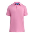 thumbnail image 5 of Birdie Bound Men's and Big Men’s Textured Stripe Golf Polo Shirt, Sizes XS to 5XL, 5 of 5