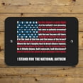 thumbnail image 4 of I Stand USA National Anthem Star-Spangled Banner American Flag Patriotic Home Business Office Sign - Plastic - 6" x 9" (15.3cm x 22.9cm), 4 of 6