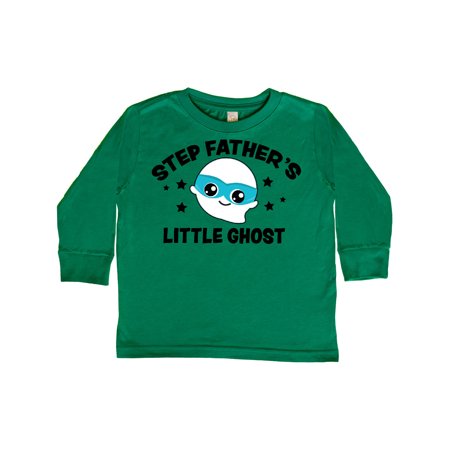 

Inktastic Cute Step Father s Little Ghost with Stars Gift Toddler Boy or Toddler Girl Long Sleeve T-Shirt