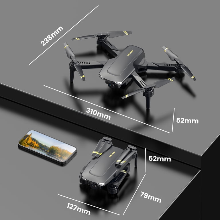 Wefone WF11 1080P FPV Foldable Drone with Camera, Ages 8+ photo 4