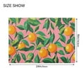 thumbnail image 4 of Yayeee Bath Rug for Bathroom Floor Non Slip Contour Fluffy Soft Absorbent Mat, 20"x24", Pink Oranges, 4 of 7