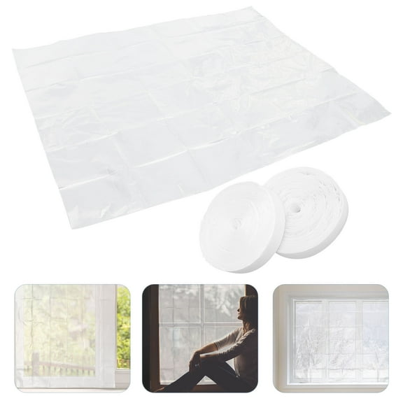 Soimiss Transparent Window Insulation Film for Winter Indoor Cold Air Protection