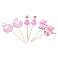 thumbnail image 2 of Baby Shower Cupcake Toppers 18Pcs Girl Type Kids Birthday Cute Cupcake Toppers Baby Shower Cake Decorations (Pink), 2 of 6