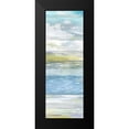 thumbnail image 2 of Brey 11x24 Black Modern Framed Museum Art Print Titled - Sunrise Panel I, 2 of 5