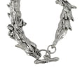 thumbnail image 3 of Zeckos Chrome Plated Dragon Link Toggle Clasp Bracelet, 3 of 3