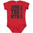 thumbnail image 3 of Inktastic Juneteenth June 19, 1865 Boys or Girls Baby Bodysuit, 3 of 5