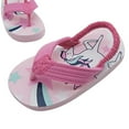 thumbnail image 7 of Upioiwer Kids Slides for Girls Boys Quick Drying Beach Slides Adjustable Toddler Pool Shower Flip Flops Slippers Toddler Cloud Slides with Back Strap Hot Pink 7, 7 of 7