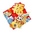 thumbnail image 2 of Xingzhi Rabbit New Year Decoration Household Paper, 2 of 6