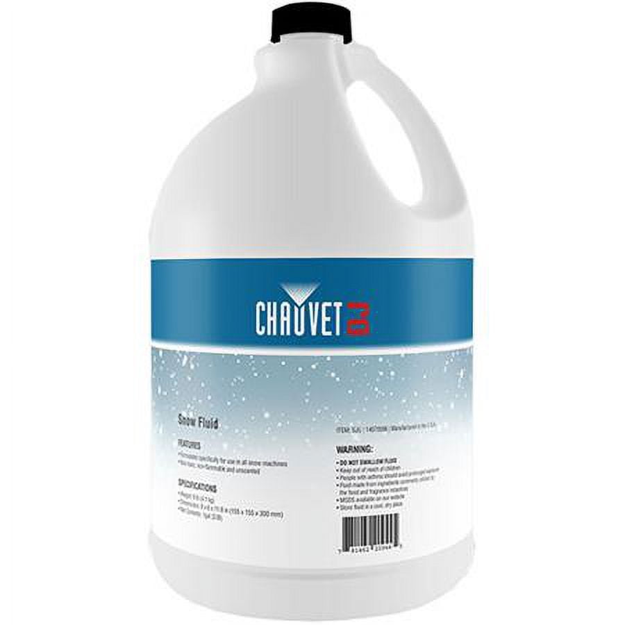 Chauvet DJ SJU 1-Gallon of Unscented Non-Toxic Non-Flammable Snow Machine Fluid