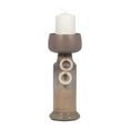 thumbnail image 5 of Sagebrook Home Glass Champagne Pillar Decorated Candle Holder, 5 of 8
