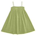 thumbnail image 6 of Womens Summer Dresses Spaghetti Strap Sleeveless Cami Mini Dress Boho Causal Flowy Beach Sundress, XS, 6 of 9