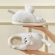 thumbnail image 3 of 2023 Nuevas pantuflas de felpa de invierno con dibujos animados de gato y tigre, pantuflas de pareja para el hogar, cálidas y antideslizantes, pantuflas de algodón para mujer, 3 of 5