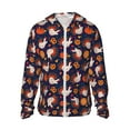 thumbnail image 1 of Balery Turkey And Thanksgiving Sudadera ligera de manga larga con capucha y protección solar UPF 50+ para hombre y mujer, ideal para pesca y running-Small, 1 of 7