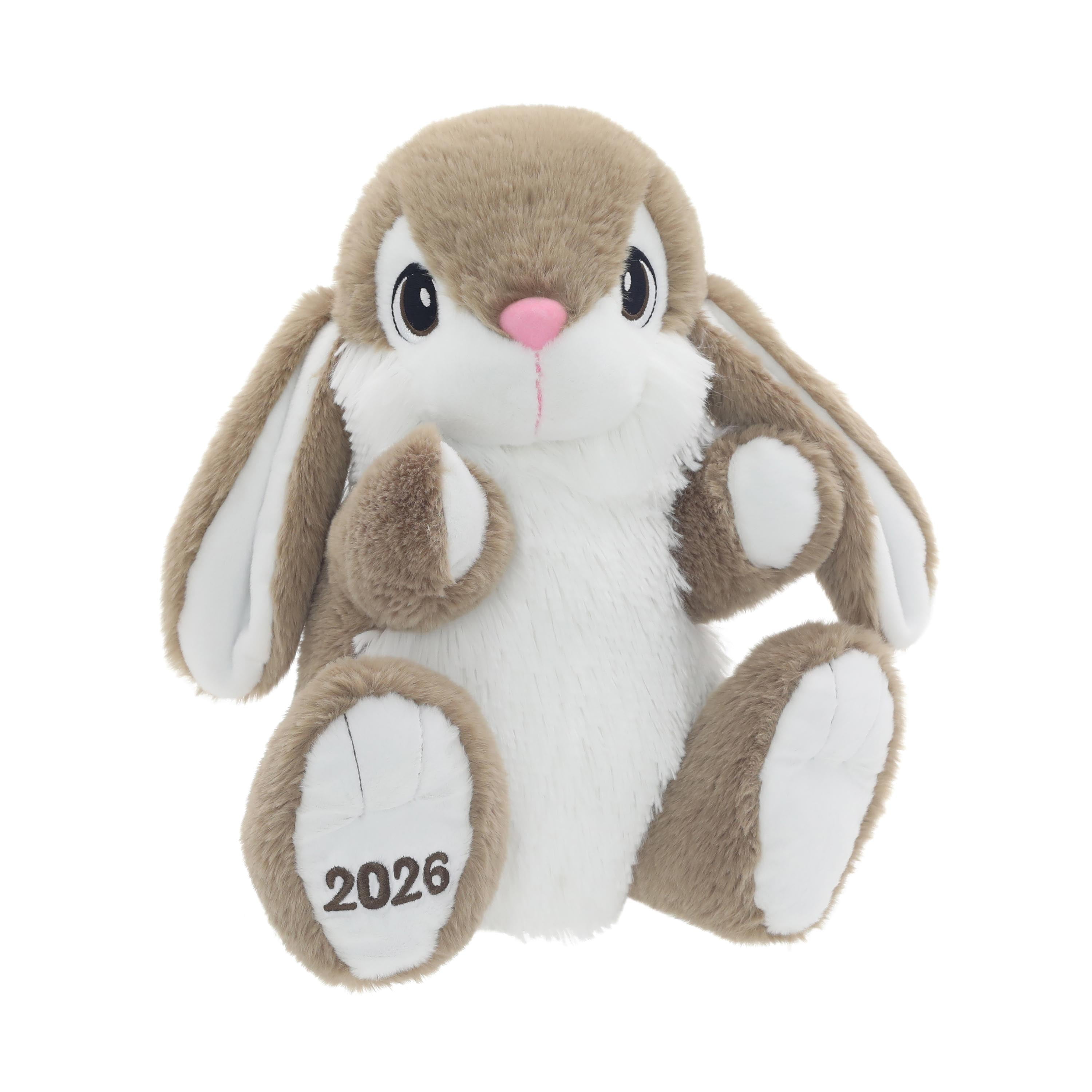 Grand lapin de Pâques en peluche marron Hopster de Way to Celebrate