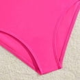 thumbnail image 5 of Shadoumai Girls Swimsuit Solid Ribbed 3 Piece Bikini Tropical Floral Bathing Suit for Girls Modest Swimwear with Cover Up 9-16y, 5 of 9
