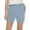 Sky Blue, variant on ABATAB Womens Athletic Shorts Trendy Summer Solid Elastic Waisted Lounge Casual Running Gym Shorts with Pockets