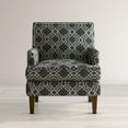 thumbnail image 2 of Jofran Aubrey Contemporary Geometric Upholstered Accent Chair with Nailhead Trim, 2 of 6