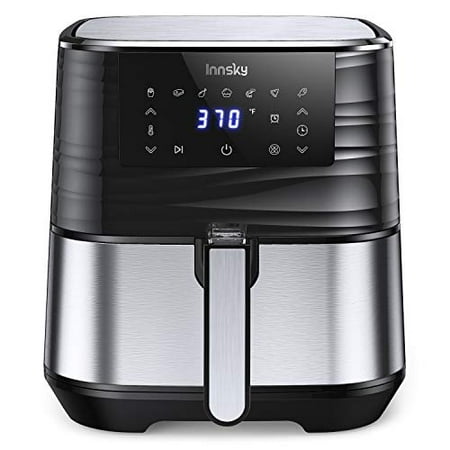 Innsky Air Fryer, 5.8 Quart, 1700-Watt Electric Stainless Steel Air