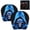 B#ghost face headrest covers, variant on 2 Pack Novelty Ghost Headrest Covers for Cars, Upgraded Snug Fit Car Headrest Cover with Breathable Polyester, Holiday Auto Seat Protector for Vehicle Decorations & Accessories