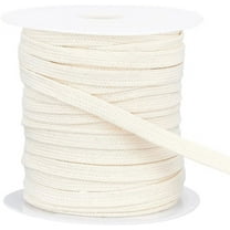 27 Yards Flat Cotton Drawstring 8mm Soft Drawstring Replacement Double Layer Hollow Drawcord for Hoodie Sweatpants Sweatshirt DIY