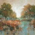thumbnail image 2 of Robinson, Carol 20x20 Gold Ornate Wood Framed with Double Matting Museum Art Print Titled - Autumn Walk, 2 of 4