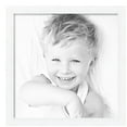 thumbnail image 2 of ArtToFrames 24" x 24" Contemporary White with Lip Picture Frame, 24x24 inch White Wood Poster Frame (WOM-2032), 3 Pack, 2 of 6