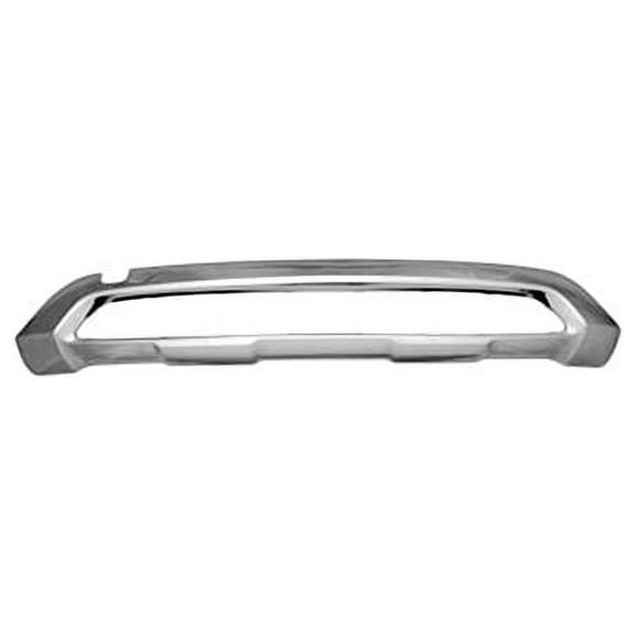Front Lower Bumper Cover Trim Panel - Chrome - Compatible with 2016 - 2018 Mercedes-Benz GLE350 (without AMG Package) 2017