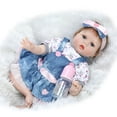 thumbnail image 2 of 22 pulgadas 55 cm Reborn Toddler Baby Doll Girl PP Relleno de algodón, 2 of 8