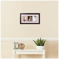 thumbnail image 2 of ArtToFrames Collage Photo Picture Frame with 3 - 4x5" Openings, Framed in Black with Hollyhock and Black Mats (CDM-3926-32), 2 of 8