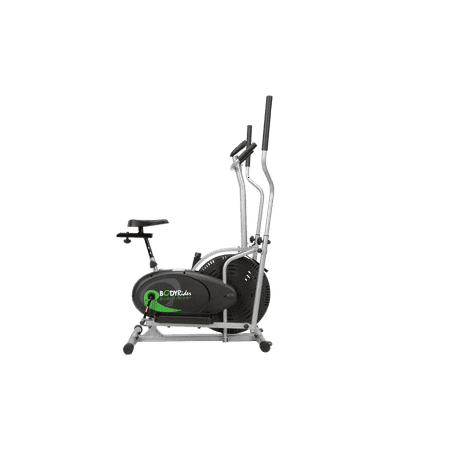 Body Flex Sports Stationary 2 In 1 Elliptical and Bike Trainer Machine 