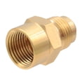 thumbnail image 2 of 10 Pzs Niple Campana Conexion De Laton Para Gas 3/8" X 1/2" dorado 3/8 pulgadas, 2 of 7