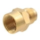thumbnail image 2 of 10 Pzs Niple Campana Conexion De Laton Para Gas 3/8" X 1/2" dorado 3/8 pulgadas, 2 of 7