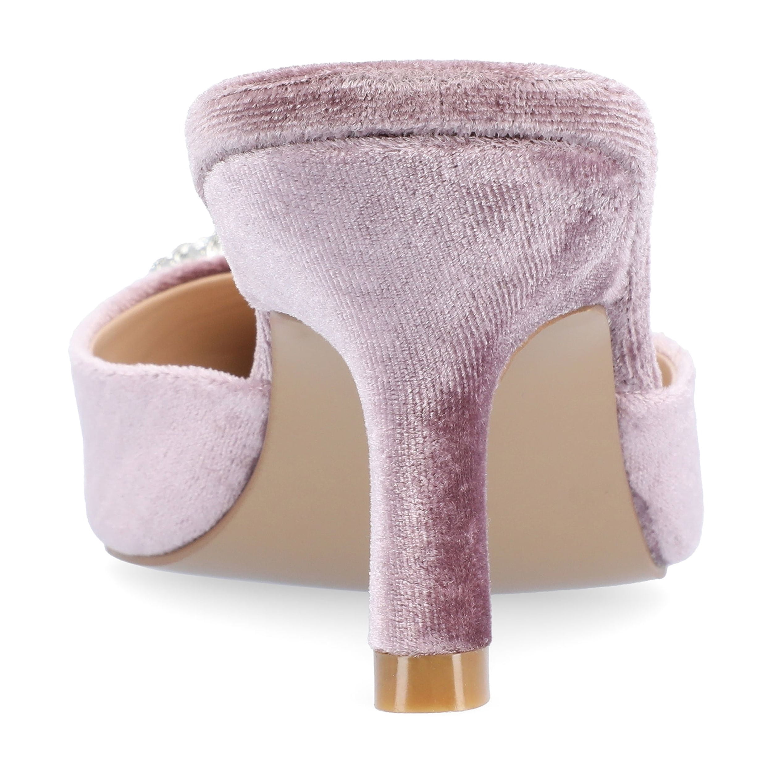 Journee Womens Rishie Slip On Kitten Heel Mule Evening Pumps