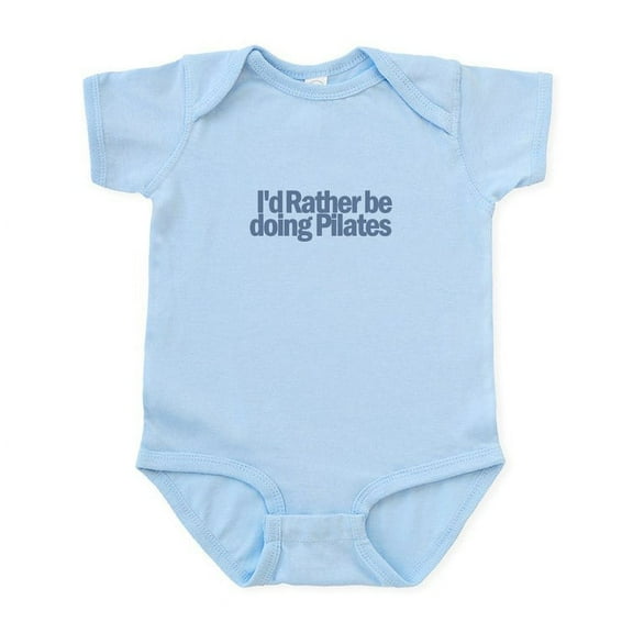 CafePress - I'd Rather Be Doing Pilates Infant Bodysuit - Baby Light Bodysuit, Size Newborn - 24 Months