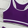 thumbnail image 4 of Conjunto de traje de baño de dos piezas con estampado hawaiano de verano para niños, parte superior de poliéster para niños, 4 of 7