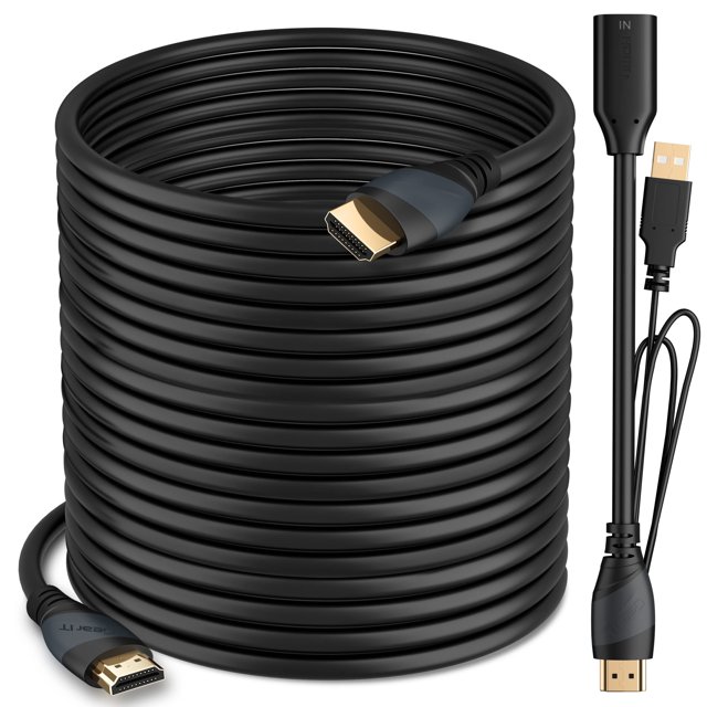 Cable HDMI GEARit de 30 m 4K de alta velocidad con amplificador