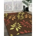 thumbnail image 2 of Ahgly Company Indoor Square Patterned Blood Night Red Area Rugs, 8' Square, 2 of 6