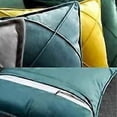 thumbnail image 4 of High Quality Velvet Cushion Cover Set, Soft and Simple, Decorative Sofa Cushion Cover (45 x 45 cm 2 Dark Green), 4 of 4