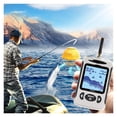 thumbnail image 3 of Wireless Portable Fish Finder 45M/135FT Sonar Depth Sounder Alarm River Lake, 3 of 6