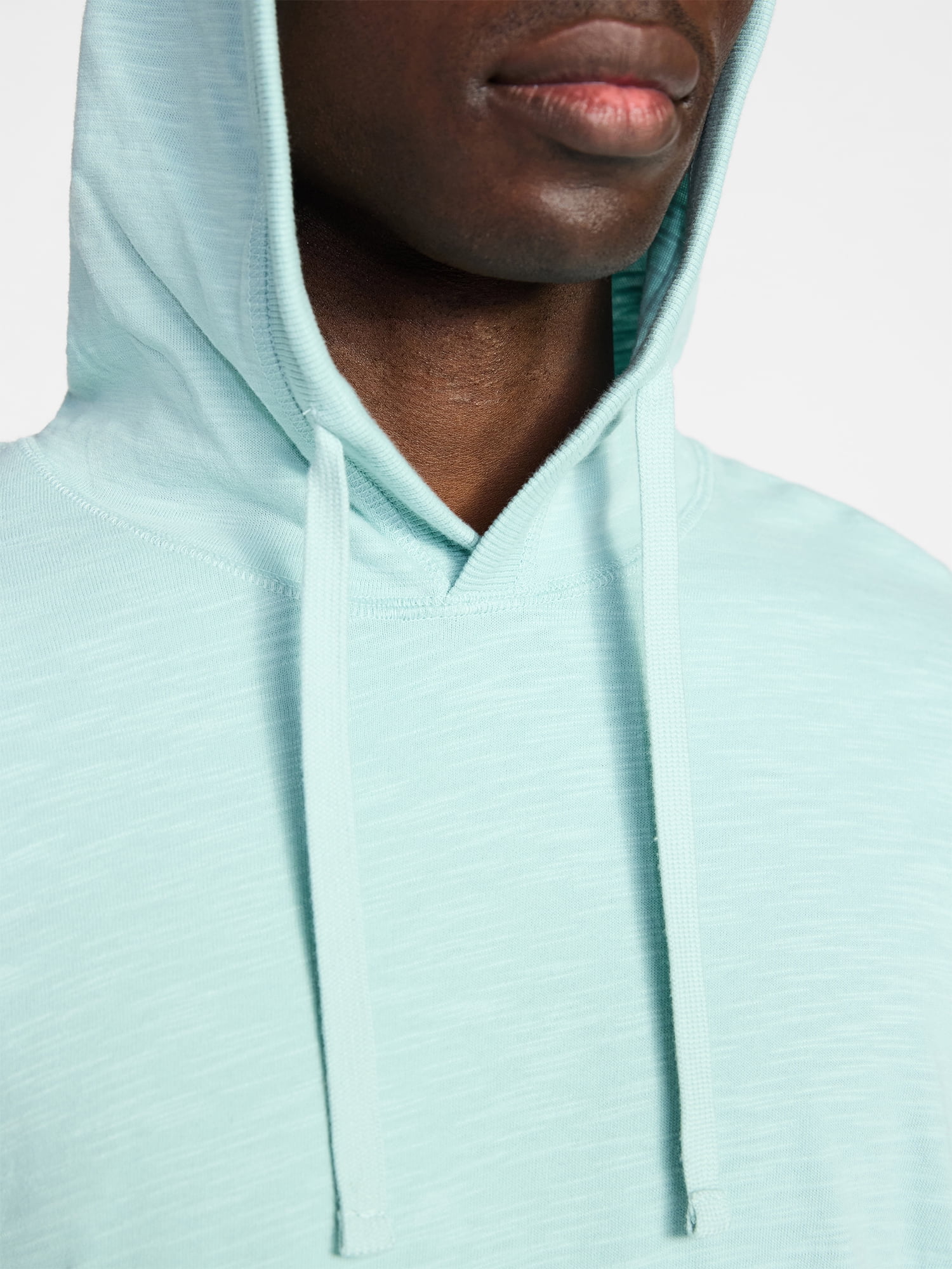 George Men's and Big Men's Slub Hoodie with Long Sleeves, Size S-3XL