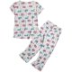 thumbnail image 2 of Tops de pijama para mujer con pantalones capri Conjuntos de pijama Xemadio CJWUS-6118, 2 of 5