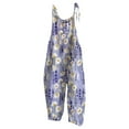 thumbnail image 2 of Levmjia Jumpsuit for Women Clearance Plus Size Ethnic Style Print Cold Shoulder Suspender Cami Pants Jumpsuit, 2 of 3