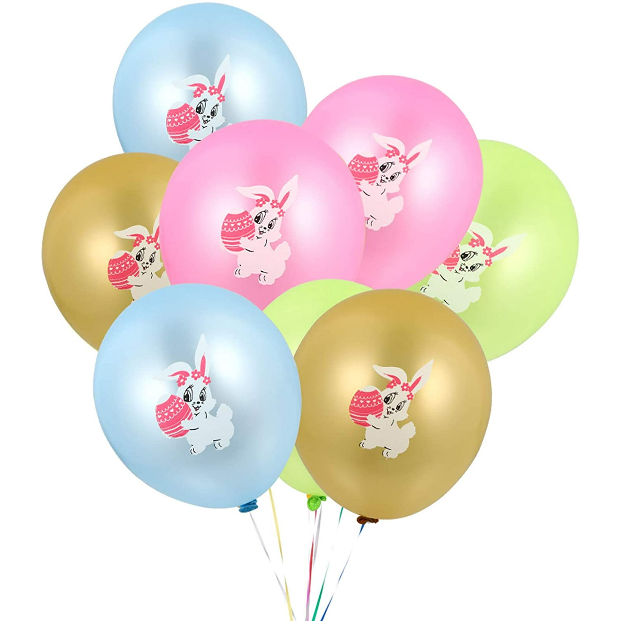 HTCM 24pcs Easter Bunny Eggs Balloon Set DIY Easter Rabbit Printed Latex  Balloons Birthday Party Decorations for DIY Craft Baby Shower Background  Decoration | Walmart Canada