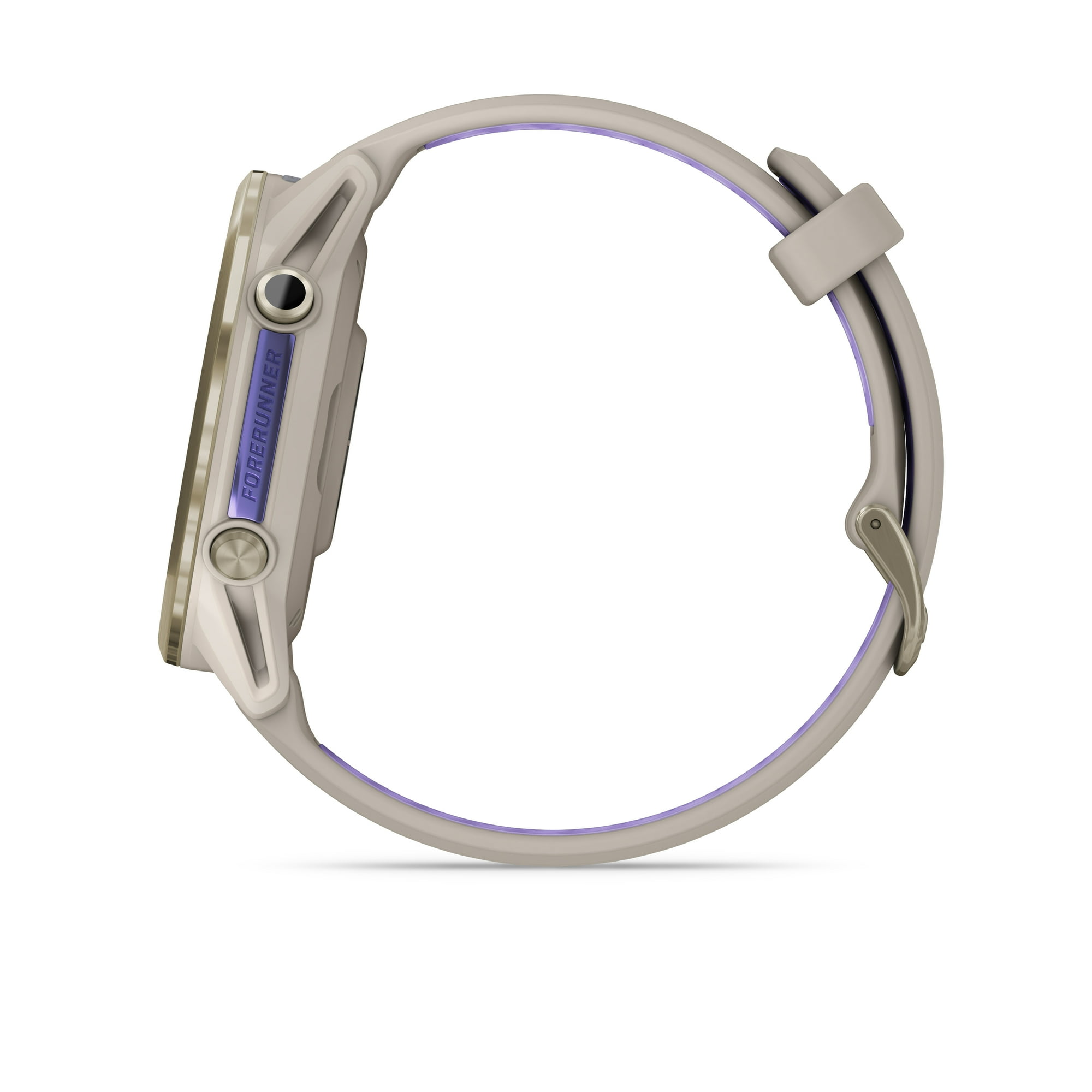 Garmin Forerunner® 970 GPS Smartwatch - Soft Gold Titanium with